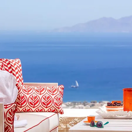 别墅 Elite Santorini 5 Bedroom Private Pool & Beautiful Sea Views
