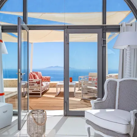 别墅 Elite Santorini 5 Bedroom Private Pool & Beautiful Sea Views