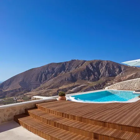 Elite Santorini 5 Bedroom Private Pool & Beautiful Sea Views * 피르고스