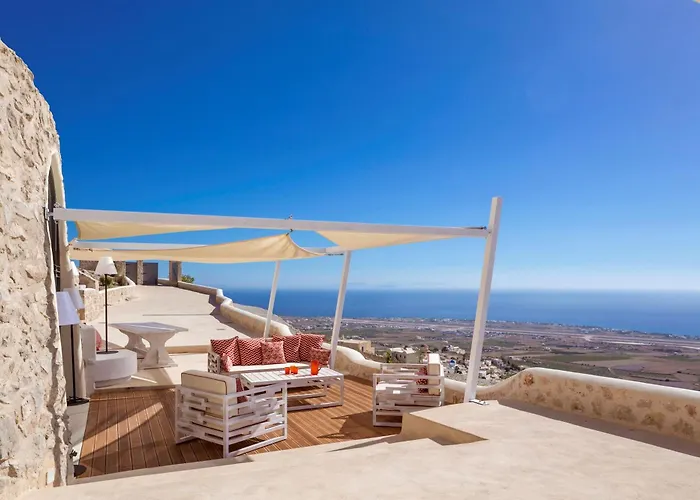 فيلة Elite Santorini 5 Bedroom Private Pool & Beautiful Sea Views *