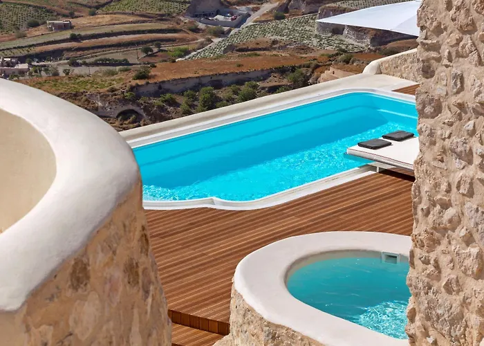 فيلة Elite Santorini 5 Bedroom Private Pool & Beautiful Sea Views *