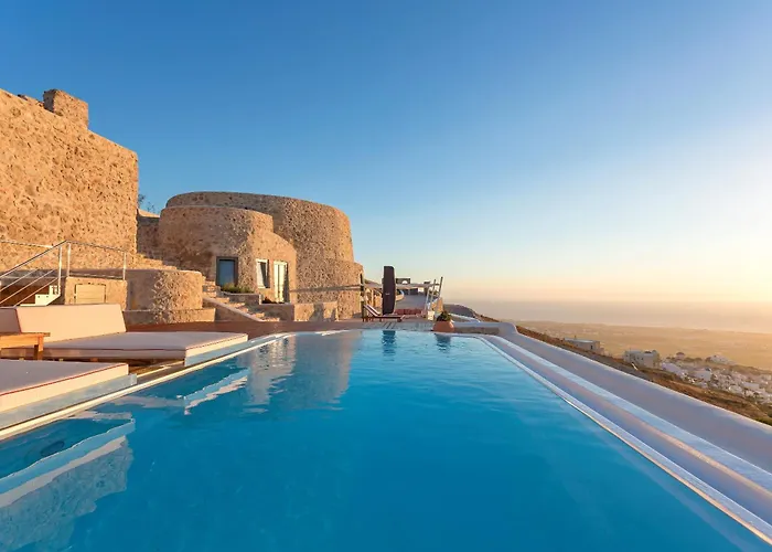 Elite Santorini 5 Bedroom Private Pool & Beautiful Sea Views