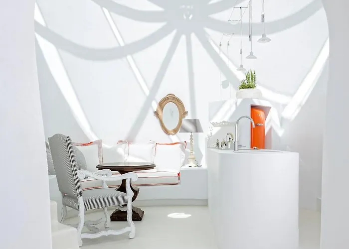 Elite Santorini 5 Bedroom Private Pool & Beautiful Sea Views فيلة