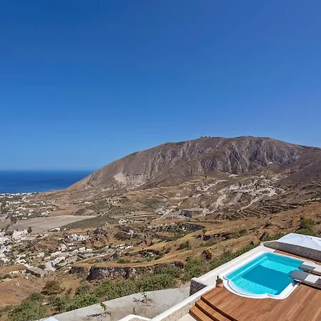 Vila Elite Santorini 5 Bedroom Private Pool & Beautiful Sea Views Pýrgos
