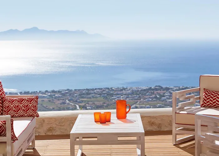 Вилла Elite Santorini 5 Bedroom Private Pool & Beautiful Sea Views